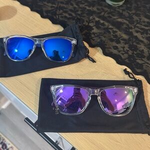 Colossein Blue and Purple Sunglasses